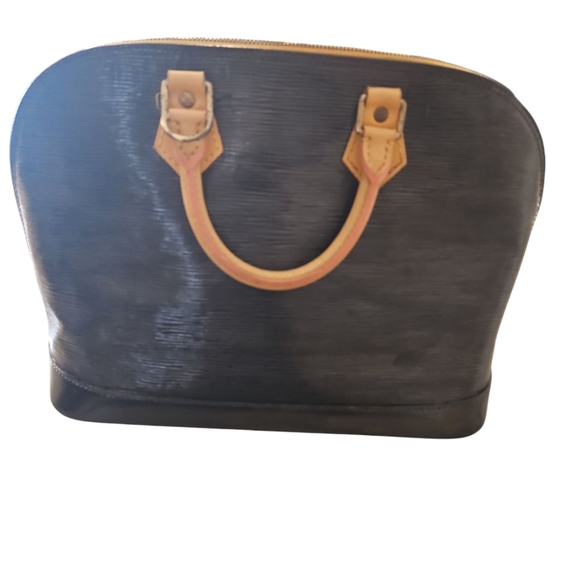 Louis Vuitton Black and Yellow Epi Alma Leather Handbag - Picture 2 of 13